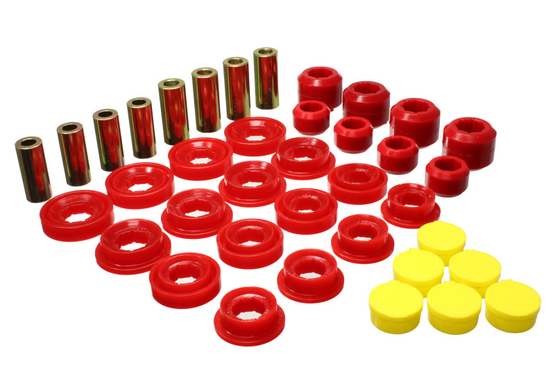 Energy Suspension 03-09 Ram 1500 Pickup 4WD Control Arm Bushing Set - Red - 5.3145R