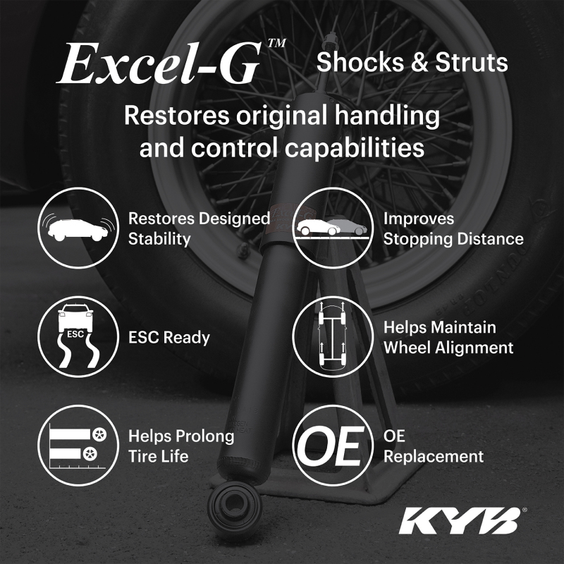 KYB Shocks & Struts Excel-G Rear FORD F250 Super Duty (2WD) 1999-04 FORD F350 Super Duty (2WD) 1999- - 344382