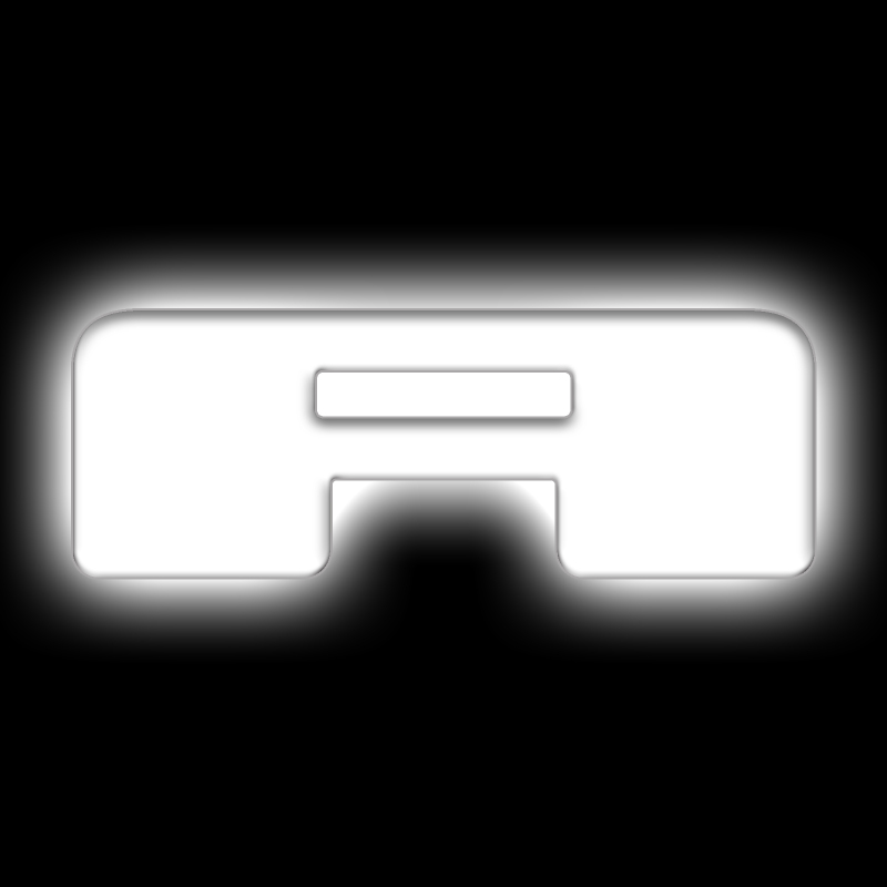 ORACLE Lighting Universal Illuminated LED Letter Badges - Matte Wht Surface Finish - A - 3140-A-001