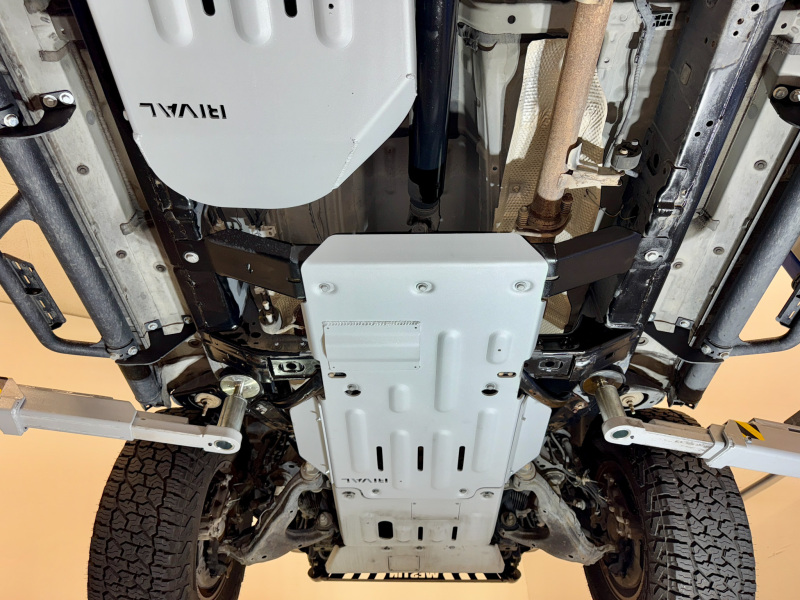 Rival 10-24 Toyota 4Runner Aluminum Transmission Transfer Case Catalytic Converter Skid Plate - 2333.9543.2.6