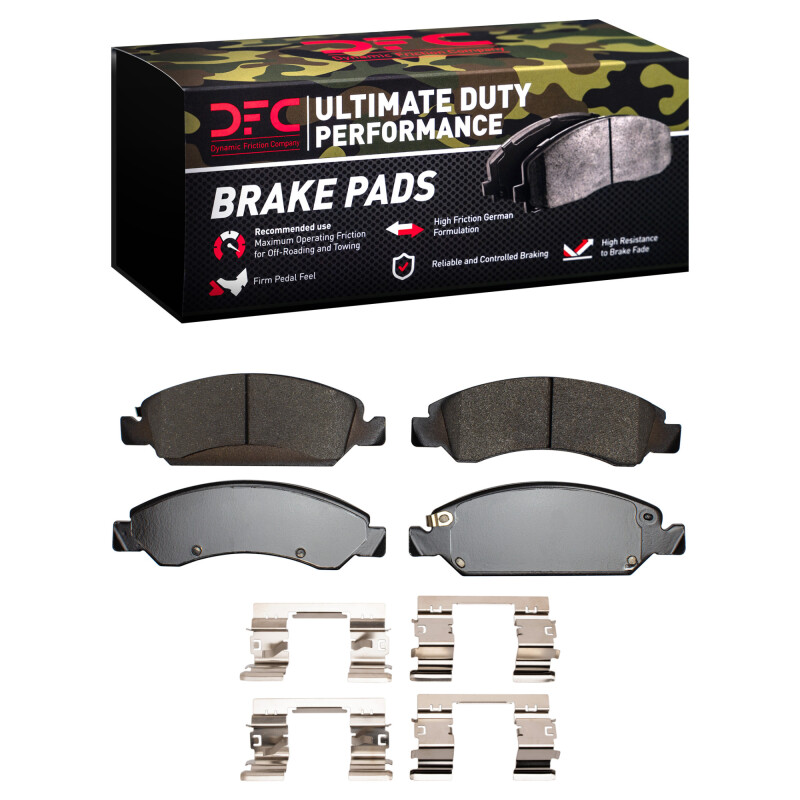 DFC 05-20 Cadillac XTS Front Ultimate Duty Performance Brake Pads and Hardware Kit - 1400-1363-01