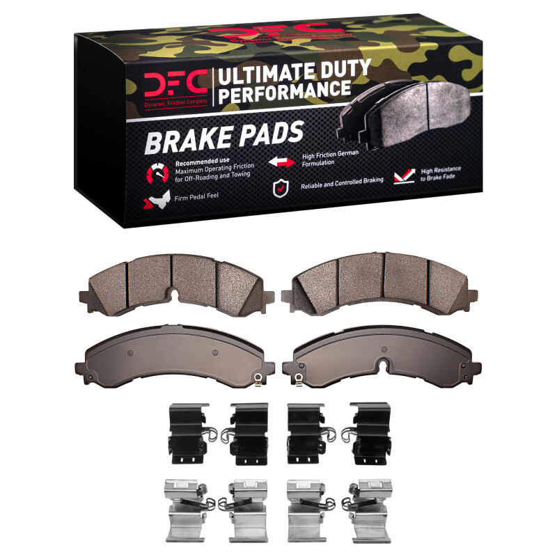 DFC 20-25 Chevrolet Silverado 2500 HD Front/Rear Ultimate Duty Perf Pads & Hardware Kit - 1400-2250-01
