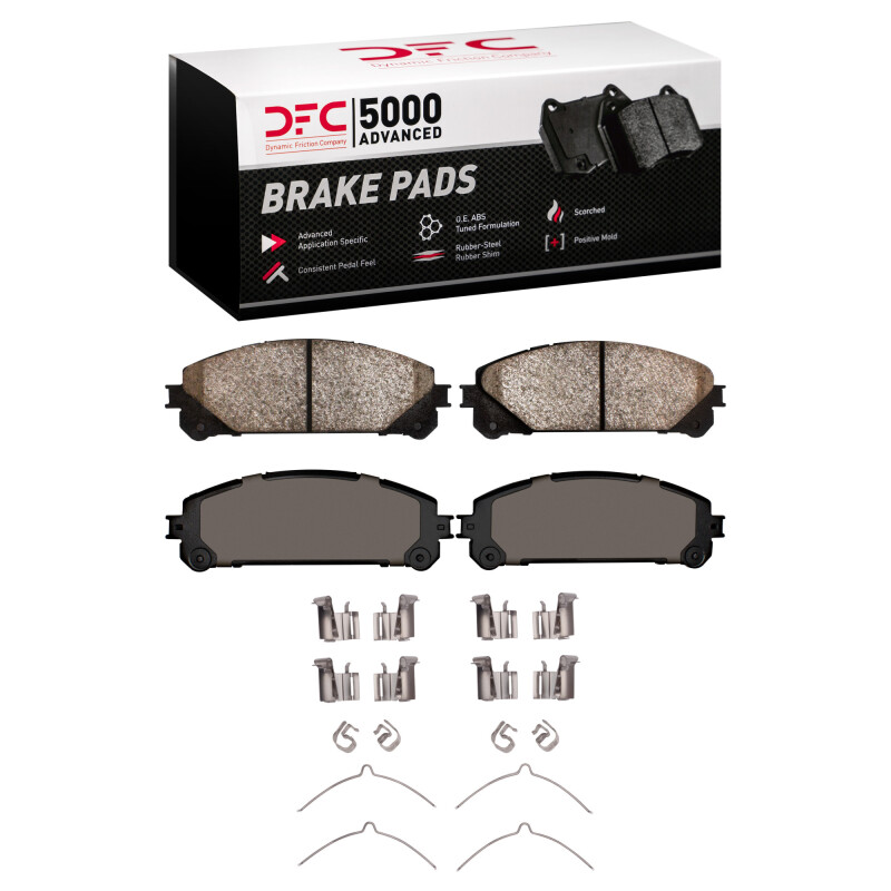 DFC 10-26 Lexus RX350 Front 5000 Advanced Ceramic Brake Pads and Hardware Kit - 1551-1324-01