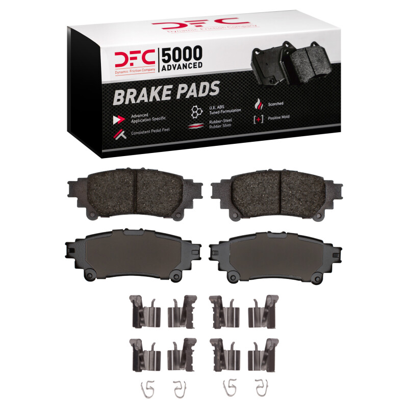 DFC 10-20 Lexus RX350 Rear 5000 Advanced Ceramic Brake Pads and Hardware Kit - 1551-1391-01