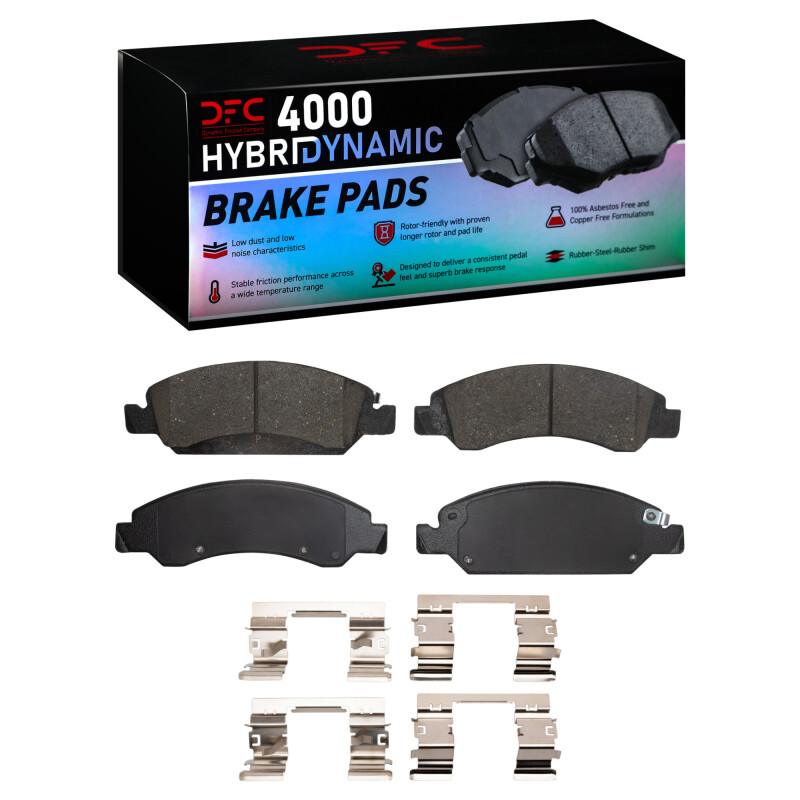 DFC 05-18 Chevrolet Silverado 1500 Front 4000 HybriDynamic Brake Pads and Hardware Kit - 4000-1363-01