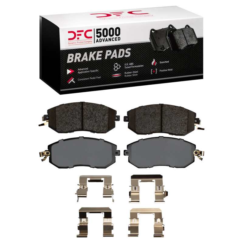 DFC 10-20 Scion FR-S Front 5000 Advanced Ceramic Brake Pads and Hardware Kit - 1551-1539-01