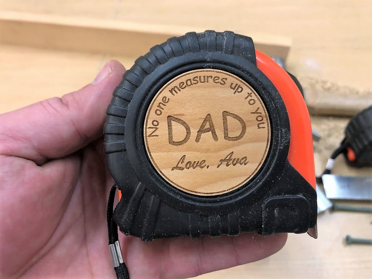 Best Dad Ever Measuring Tape, Fathers Day Gift, Custom Tool, Kids