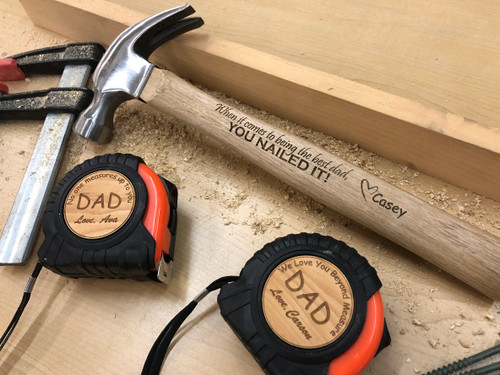 Personalized Fathers Day Hammer