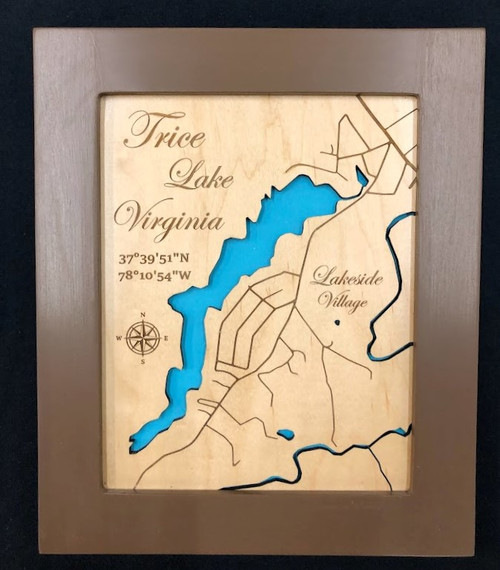 Trice Lake wood map