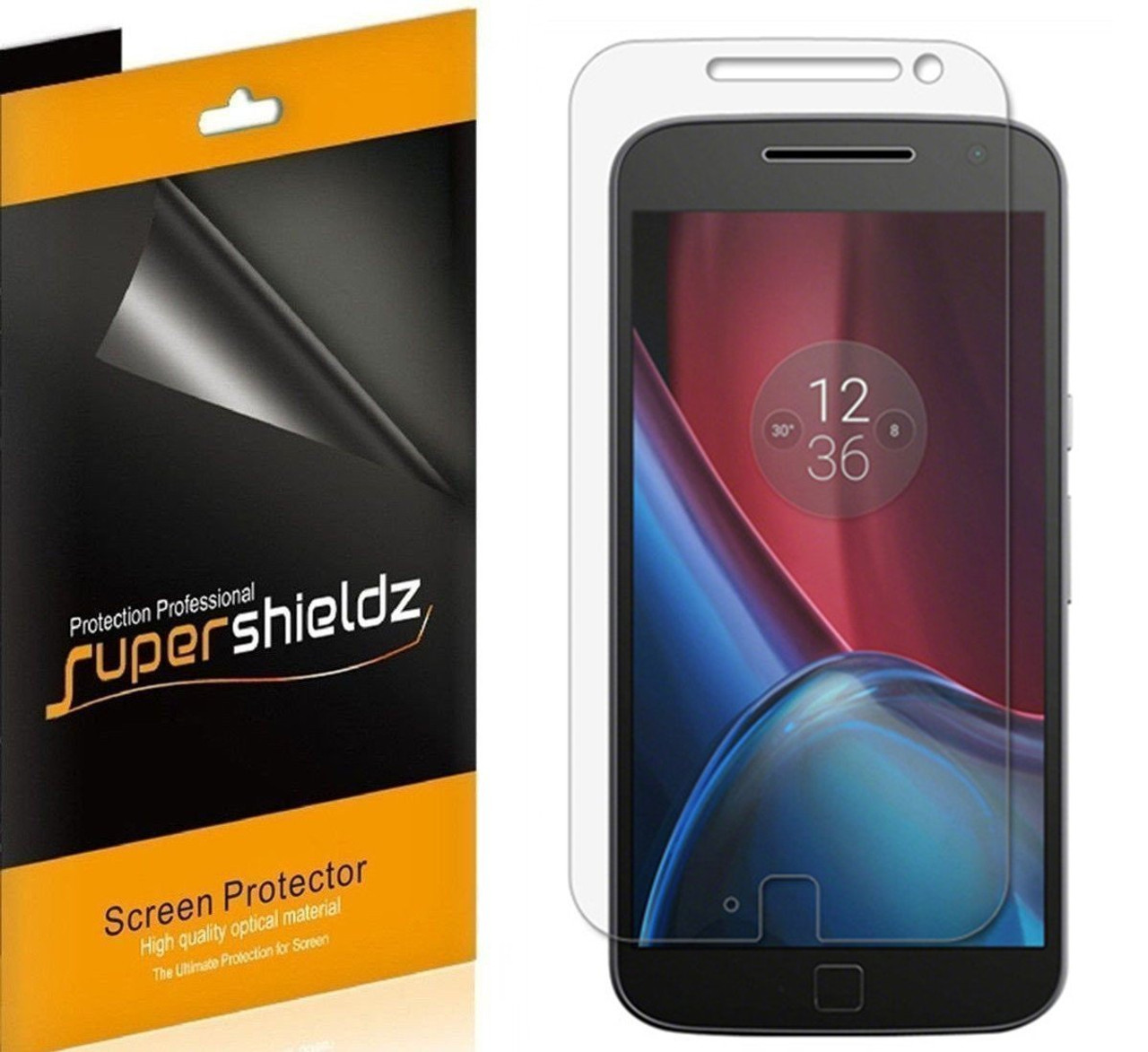 obra maestra Medicina litro 6-Pack] Supershieldz for Motorola Moto G4 Plus / Moto G Plus (4th  Generation) Screen Protector, Anti-Bubble High Definition (HD) Clear Shield  - Supershieldz