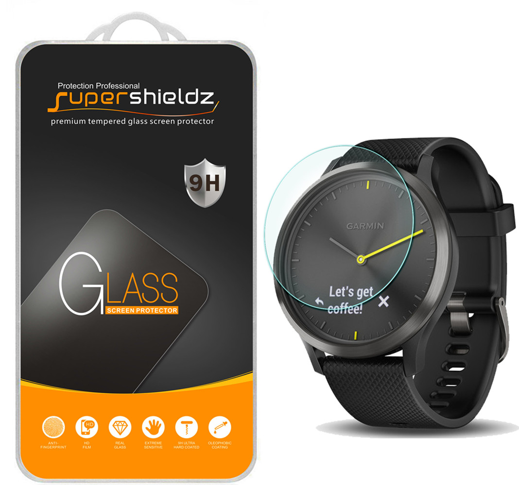 [1-Pack] Supershieldz for Garmin Vivomove HR Tempered Glass Screen Protector