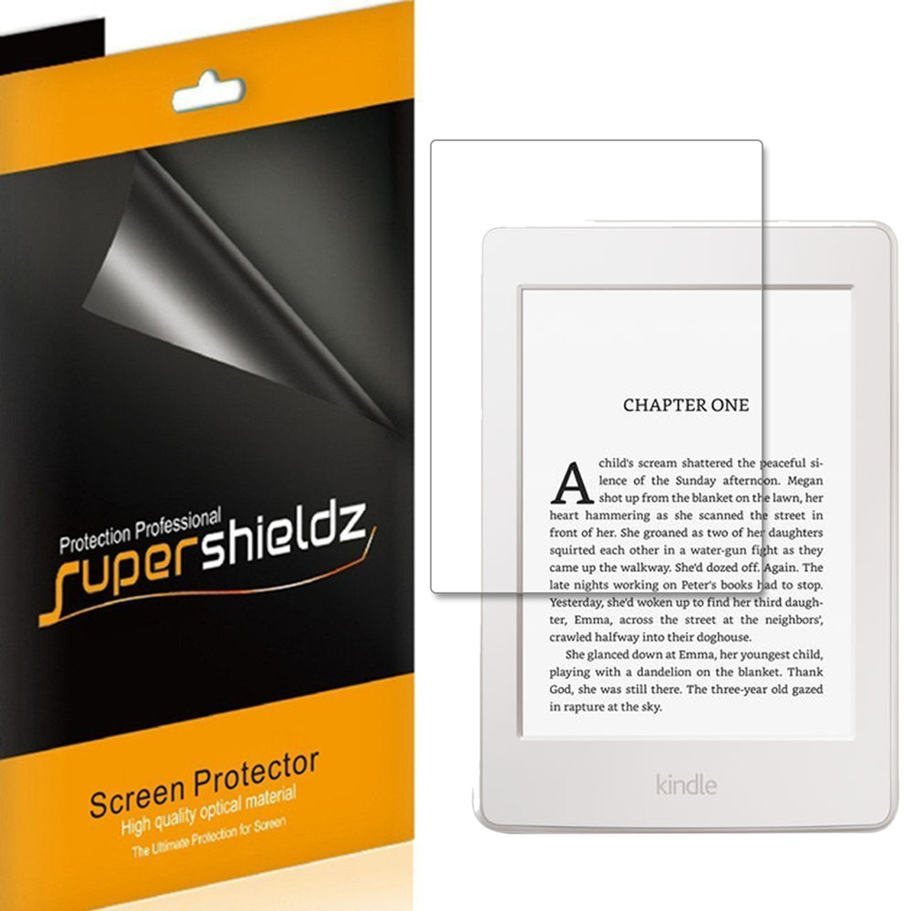 3-Pack] Supershieldz for Kindle / Kindle Touch / Kindle Paperwhite Screen  Protector, Anti-Glare & Anti-Fingerprint (Matte) Shield - Supershieldz