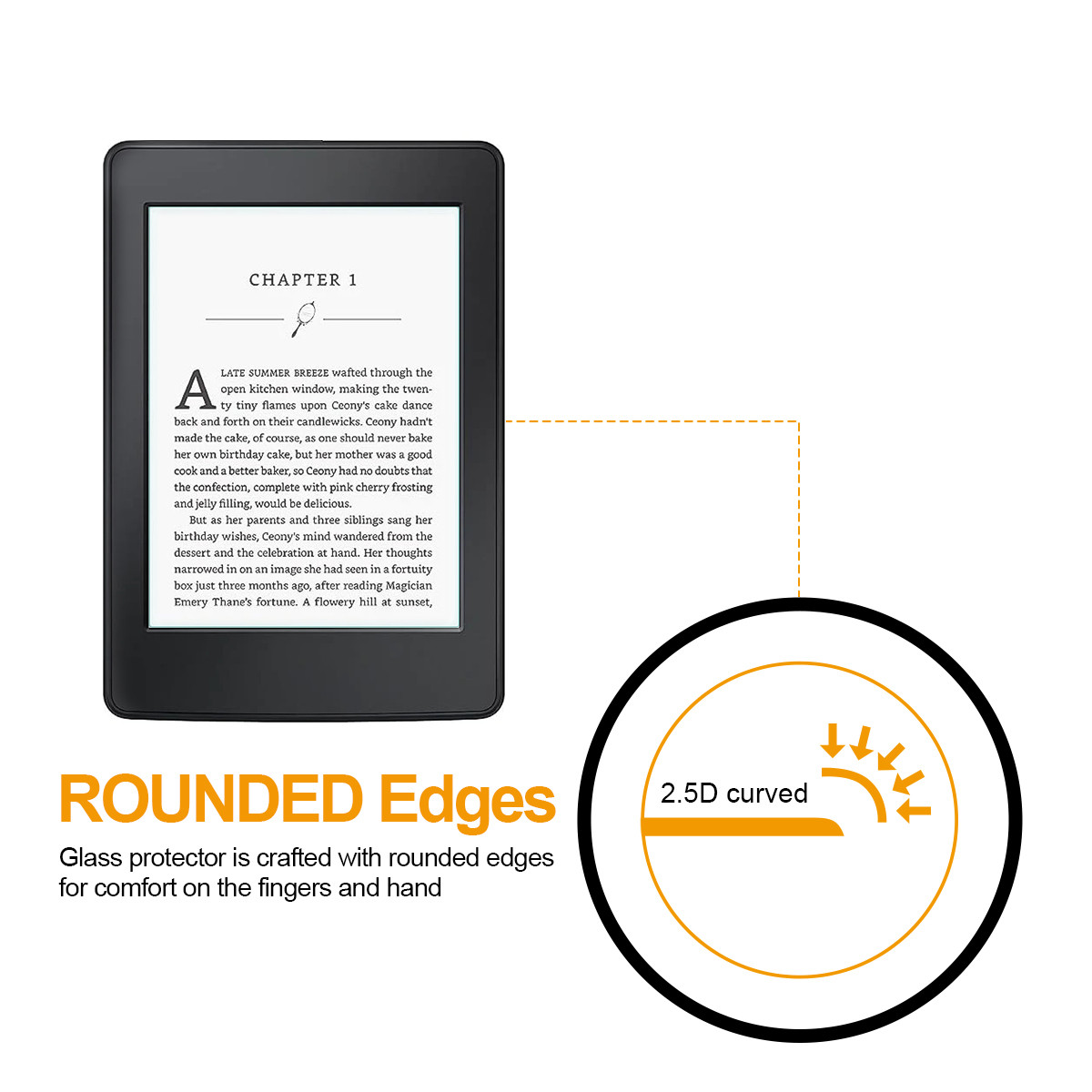 Supershieldz Kindle Paperwhite 3 Screen Protector - Thumbnail 4