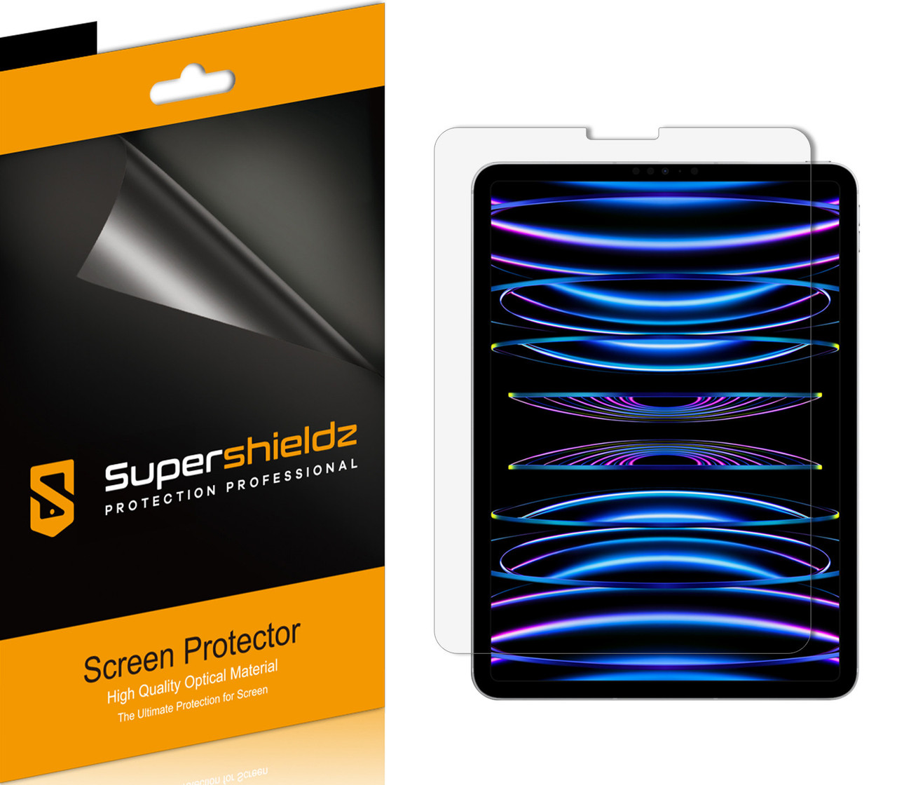 [3-Pack] Supershieldz for iPad Pro 11 inch (2018-2022 M2) iPad Air 5/  inch, 5th/4th Generation) Screen Protector, Anti-Glare