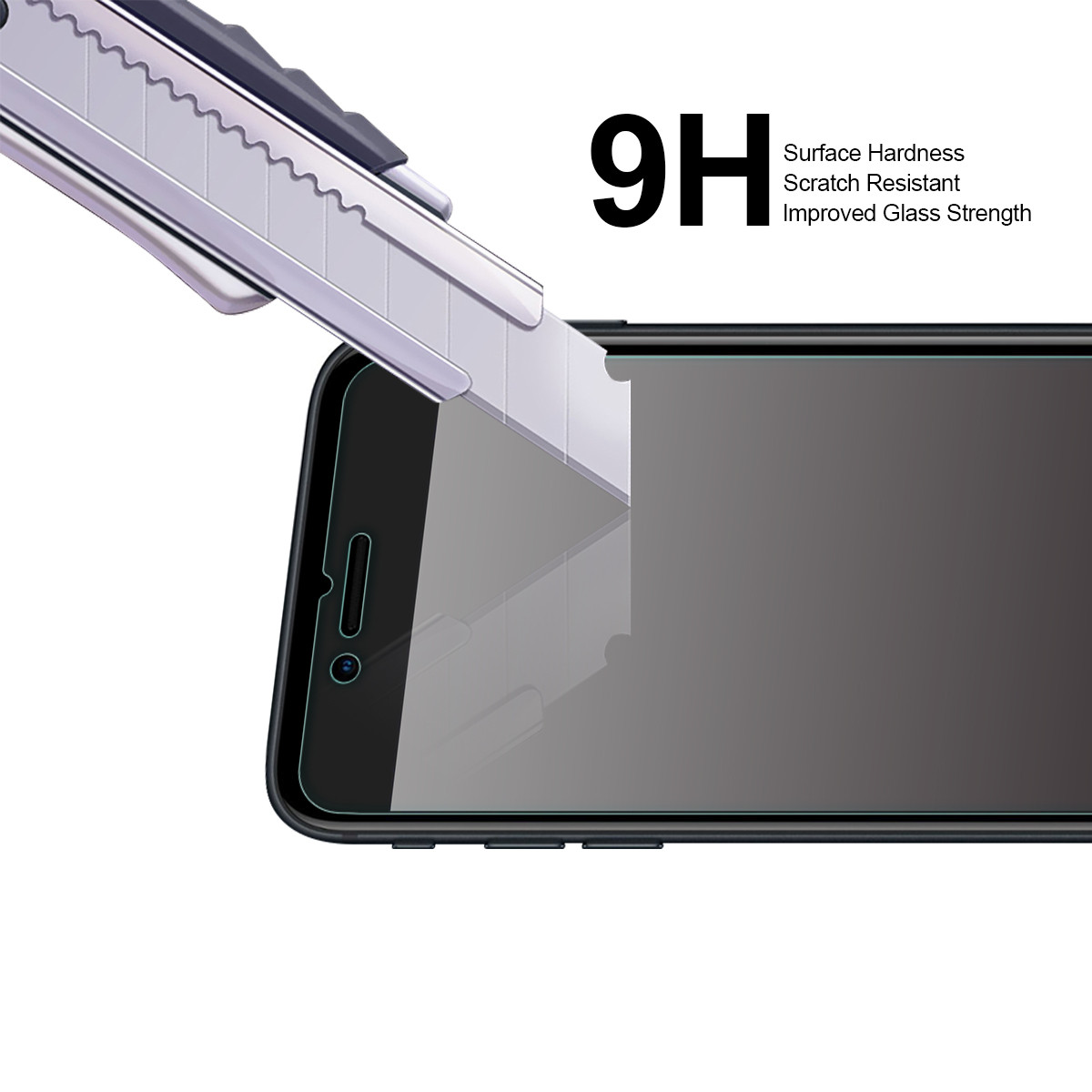 Voorkant scherm en achterkant bescherming folie voor iPhone 7, 6 en 6s