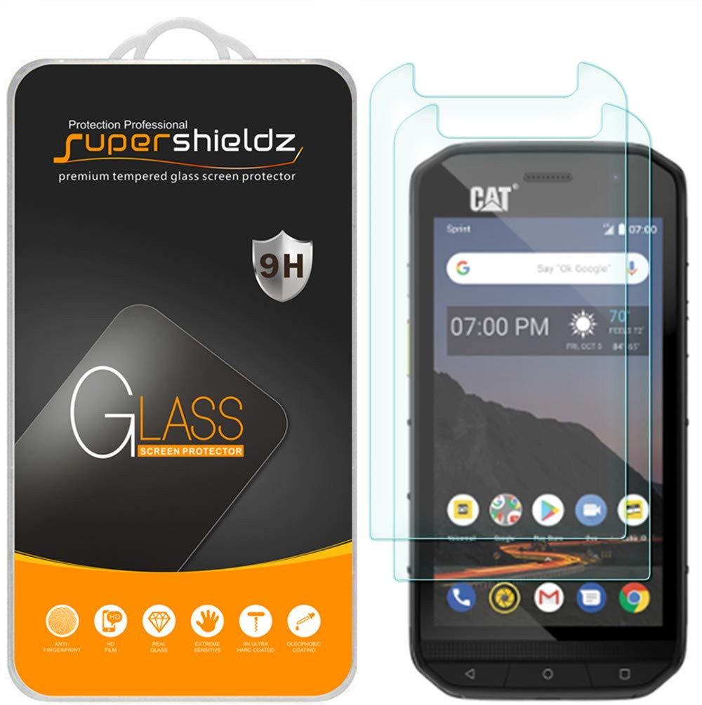 [2-Pack] Supershieldz for Cat S48c Tempered Glass Screen Protector ...