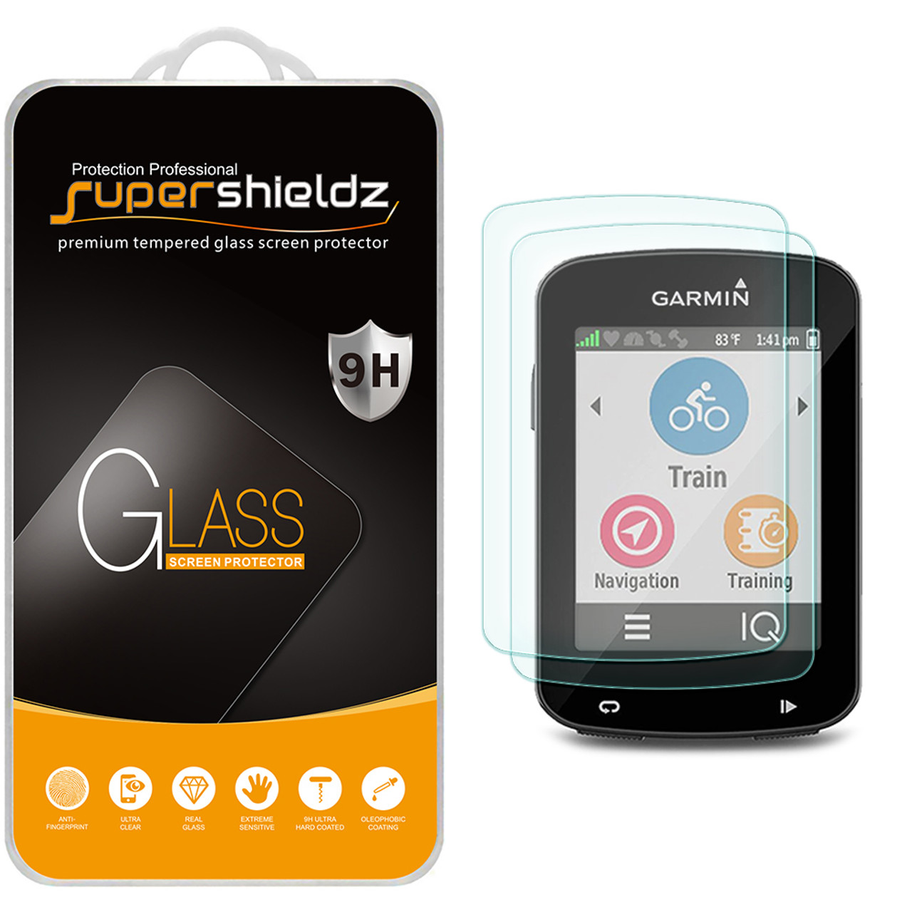 stikstof Monica Bestaan 2-Pack] Supershieldz for Garmin Edge 520 / 520 Plus / 820 Tempered Glass  Screen Protector, Anti-Scratch, Anti-Fingerprint, Bubble Free - Supershieldz