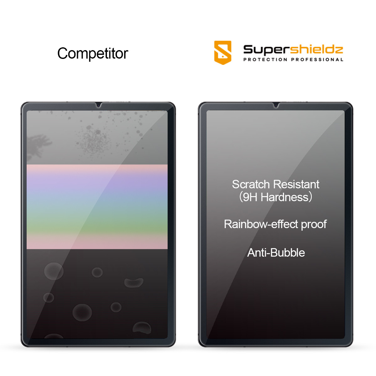 2-Pack] Supershieldz for Samsung Galaxy Tab S6 Lite 10.4 inch