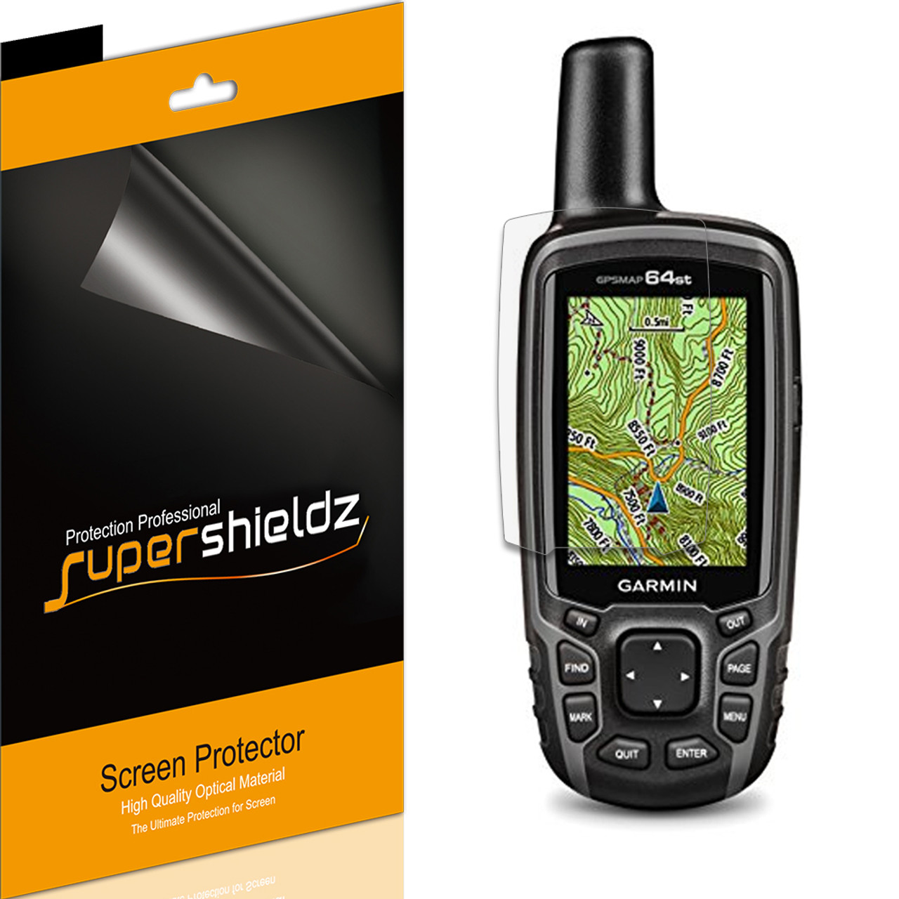 6-Pack] Supershieldz for Garmin GPSMAP 62 /62s /62st /62sc /62stc