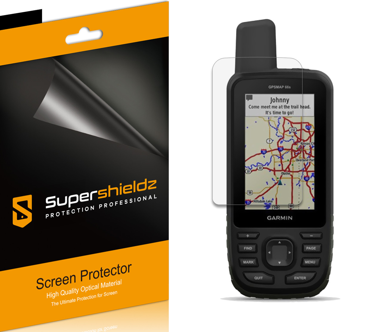 6-Pack] Supershieldz for Garmin GPSMAP 67 67i 66i 66s 66st 66sr