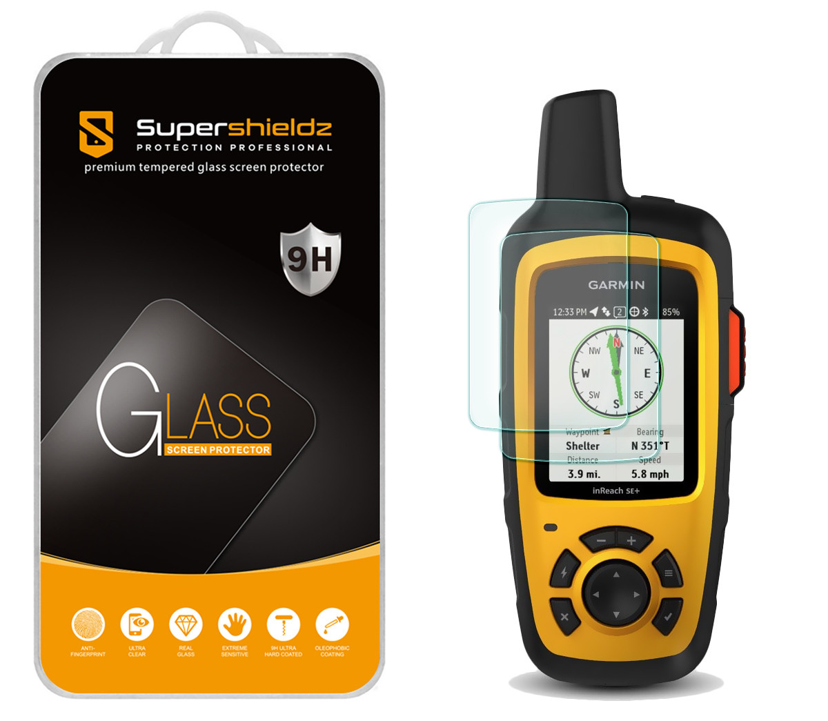 Supershieldz Screen Protector for Garmin inReach SE+ / Explorer+