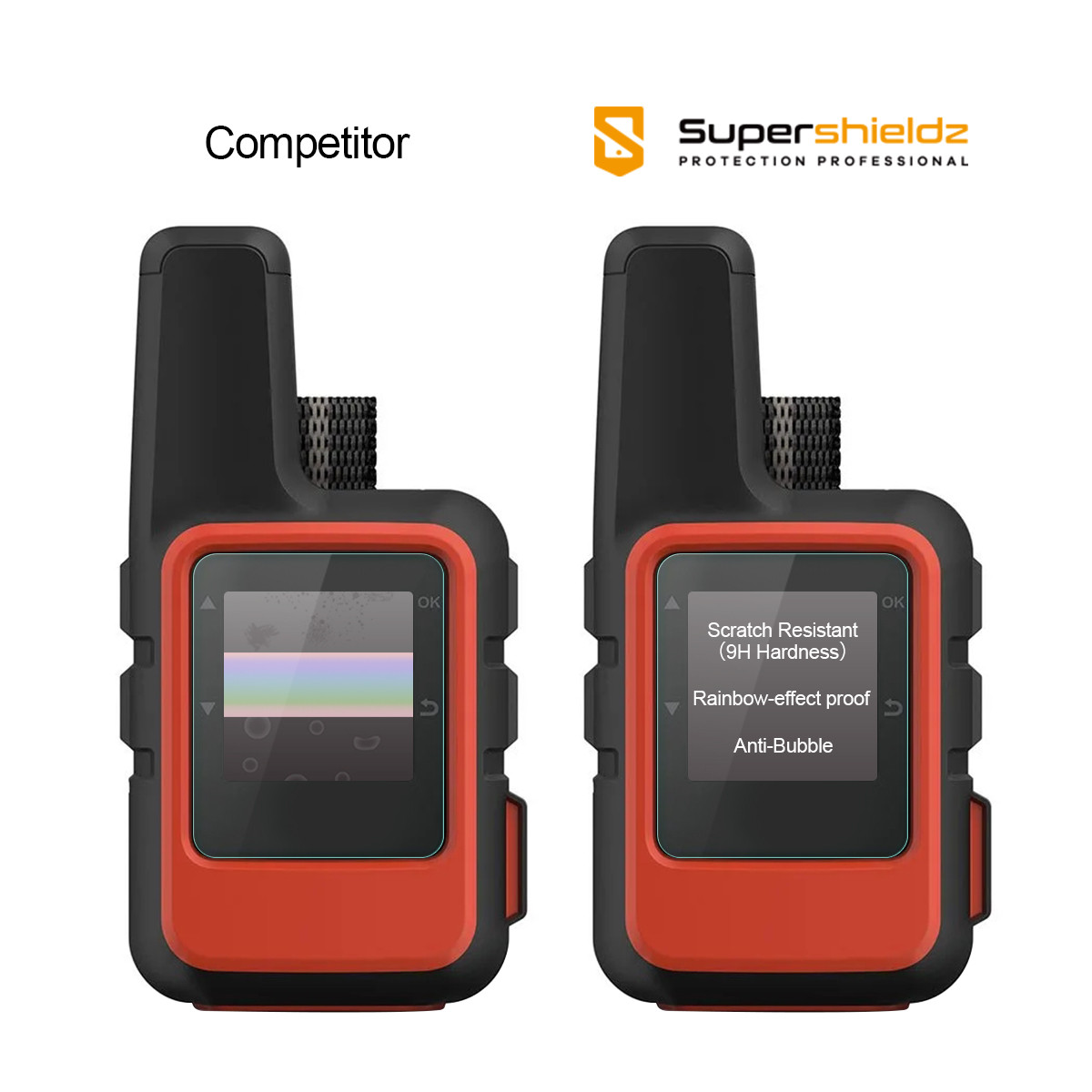 Supershieldz Tempered Glass Screen Protector for Garmin inReach Mini 2 / inReach Mini - Thumbnail 4
