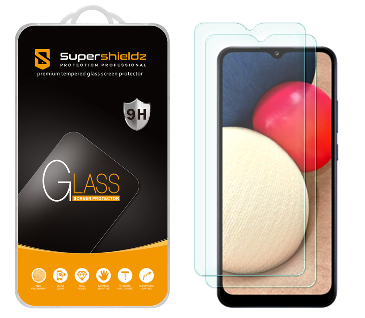 Protector Casing Tempered Glass Samsung A02s SunRemex Samsung A02S