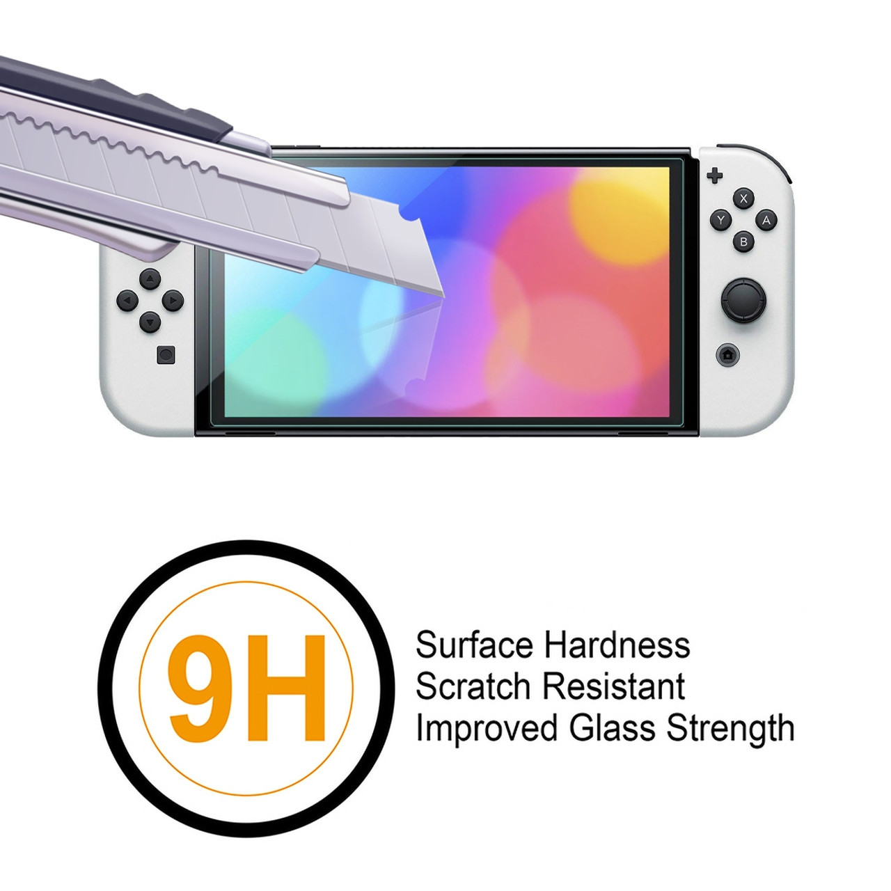 2-Pack] Supershieldz for Nintendo Switch OLED 2021 Tempered Glass