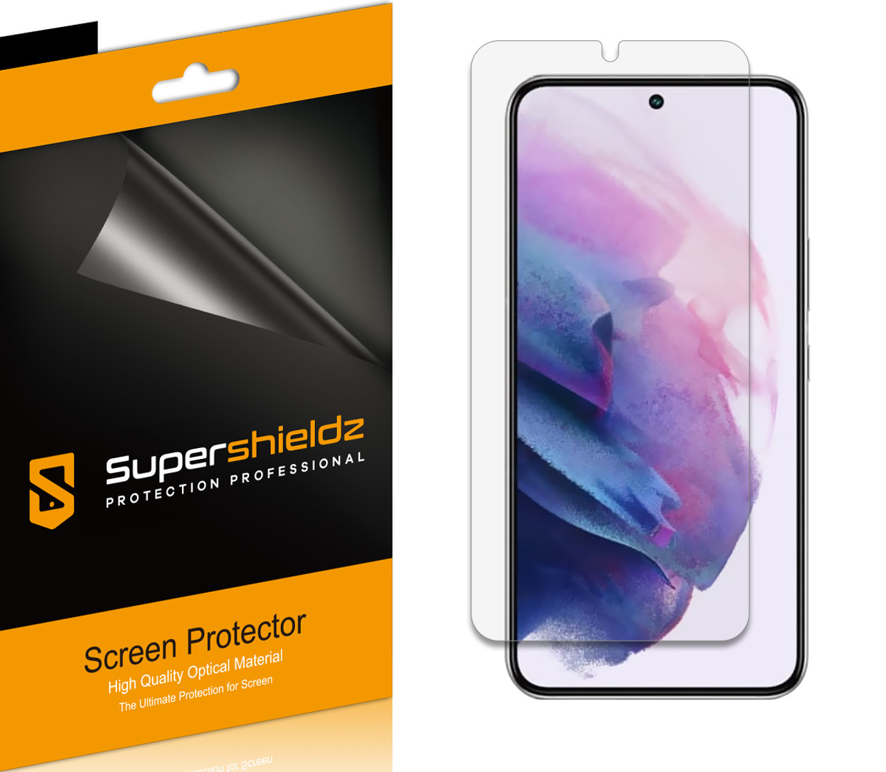 6 Pack) Supershieldz Designed for Samsung Galaxy S22 Plus 5G