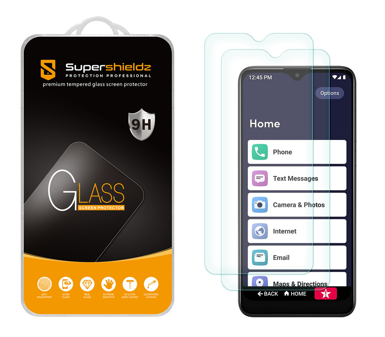 Supershieldz Screen Protector for Lively Jitterbug Smart3