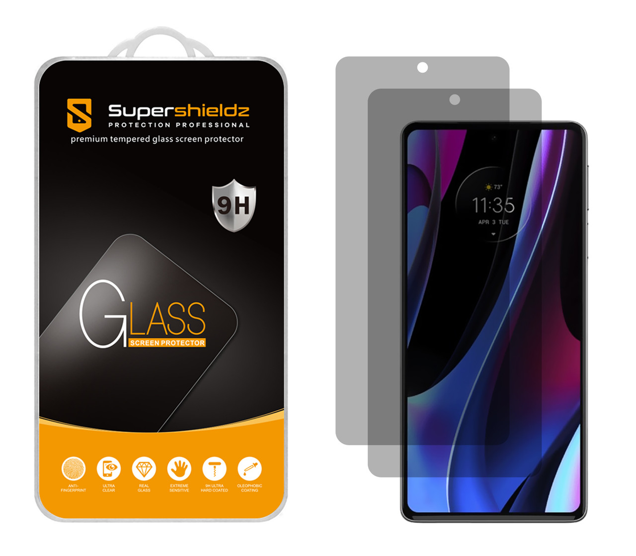 2 Pack) Supershieldz (Privacy) Anti Spy Screen Protector Designed