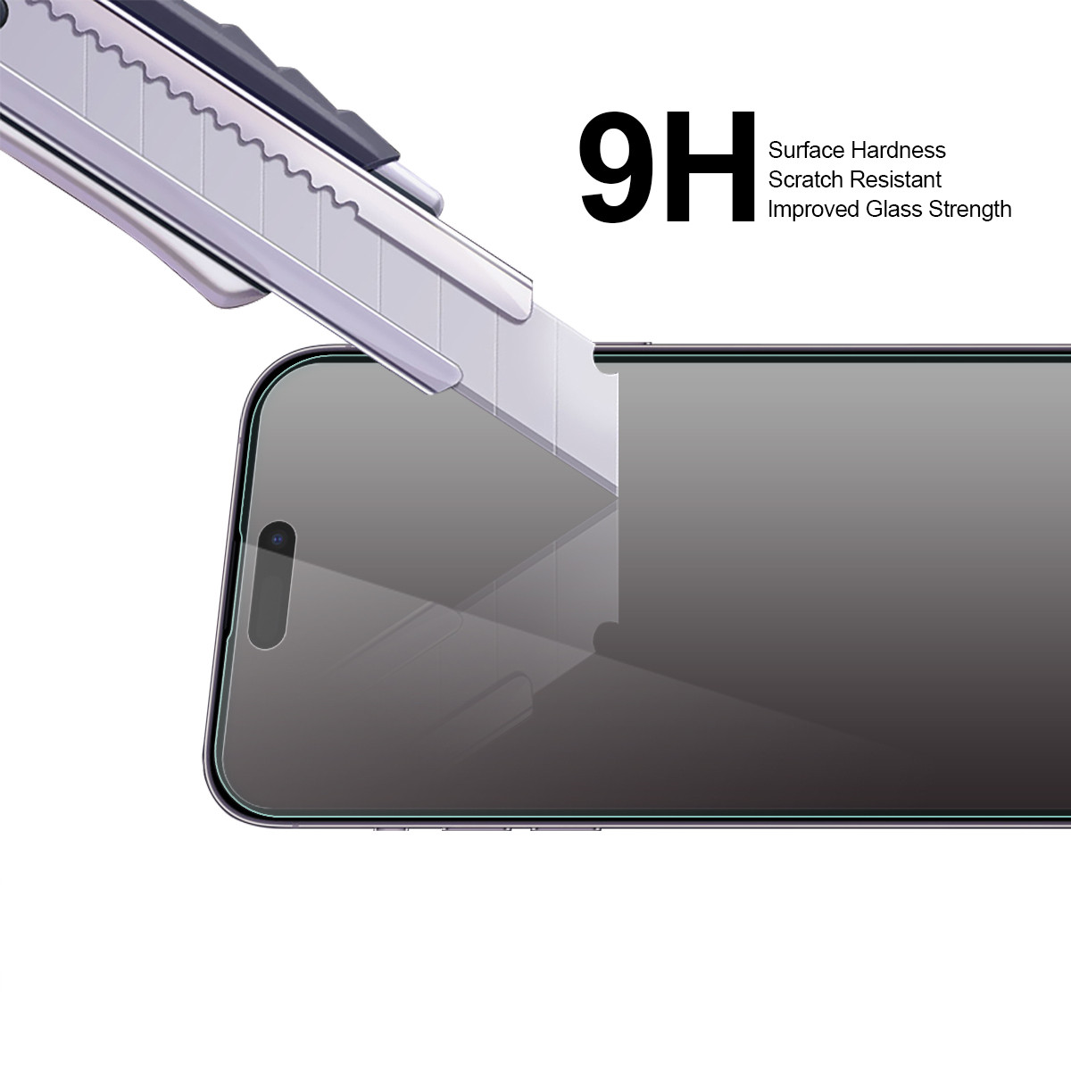 Supershieldz Anti-Glare Matte Screen Protector for iPhone 14 Pro - Thumbnail 3