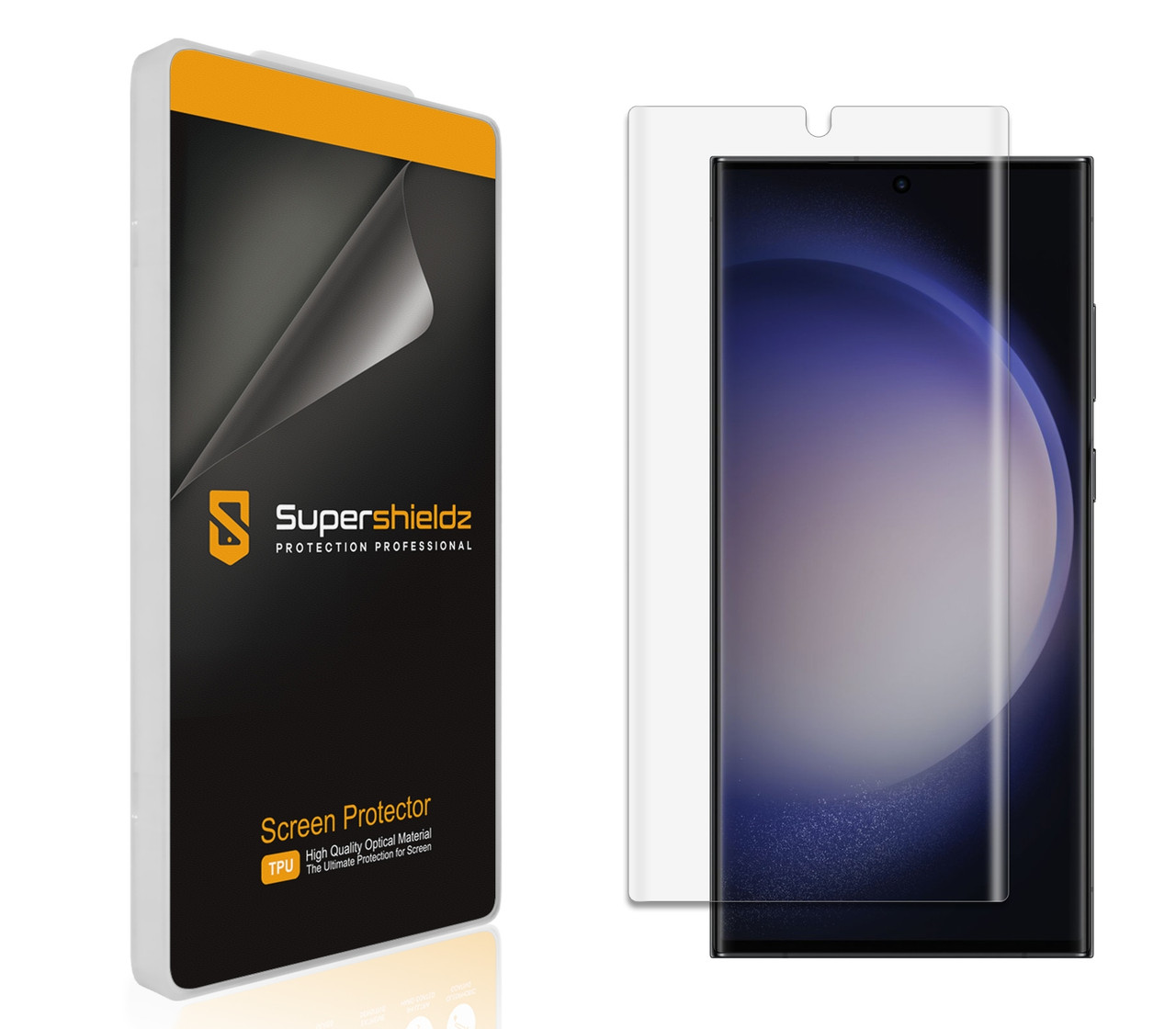 2 Pack) Supershieldz Designed for Samsung Galaxy S23 Ultra 5G