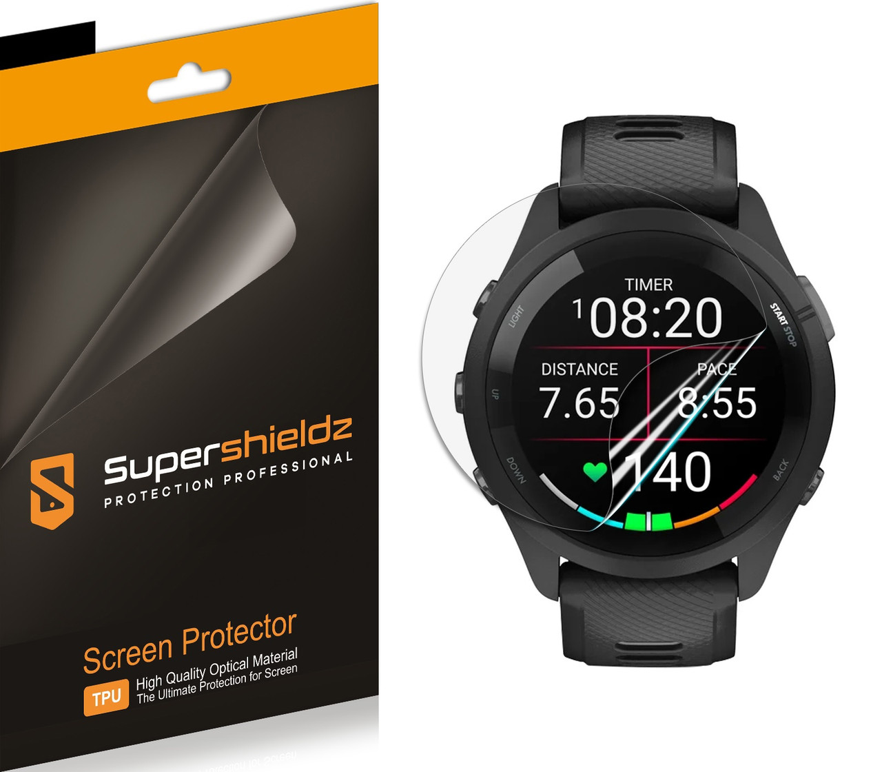 3 Pack) Supershieldz Designed for Garmin Forerunner 265 Screen