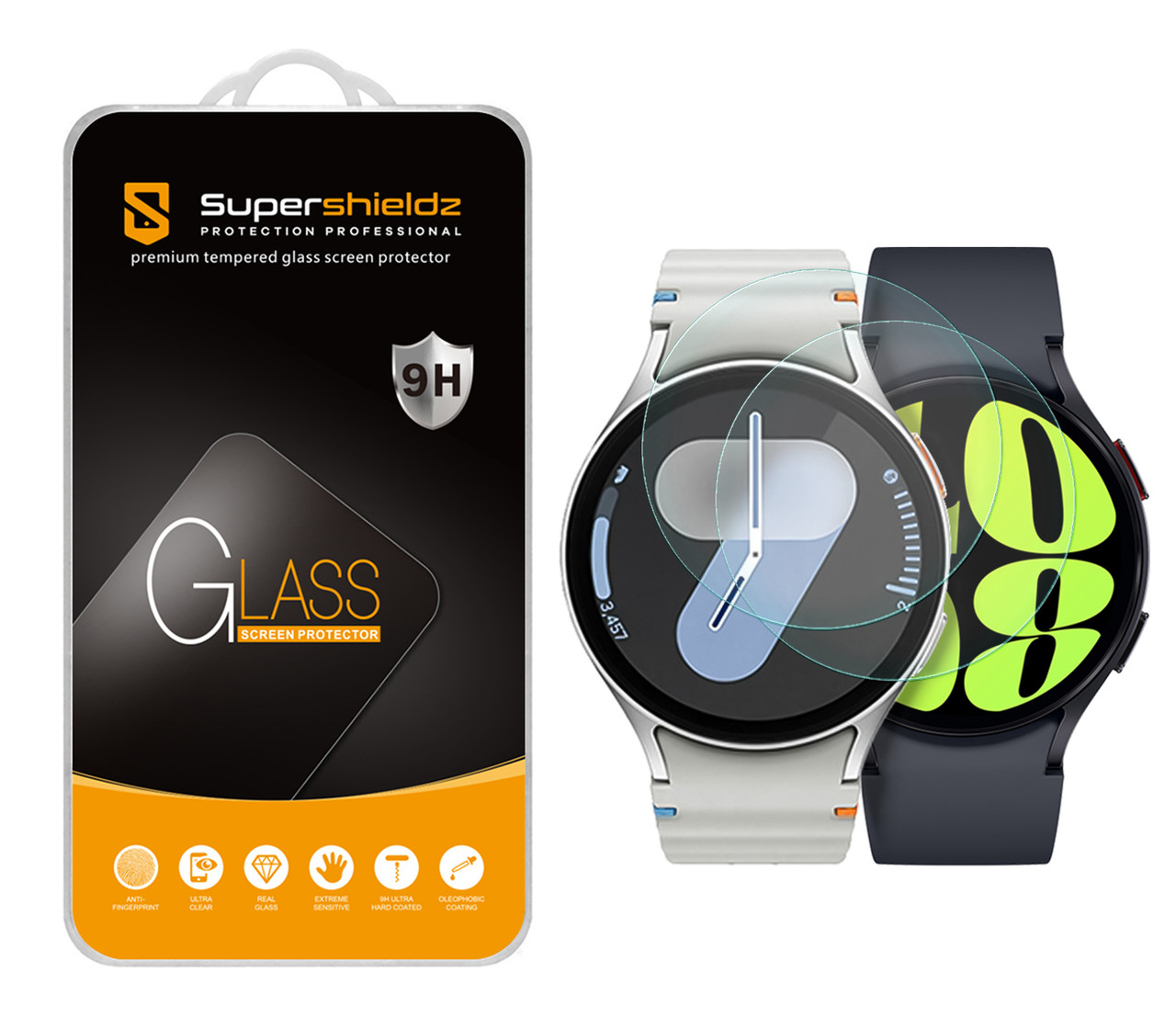 Pack) Supershieldz Designed for Samsung Galaxy Watch (44mm