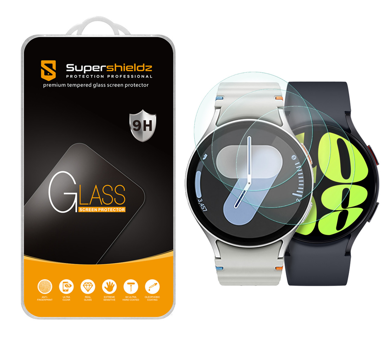 3 Pack) Supershieldz Designed for Samsung Galaxy Watch 7 (44mm