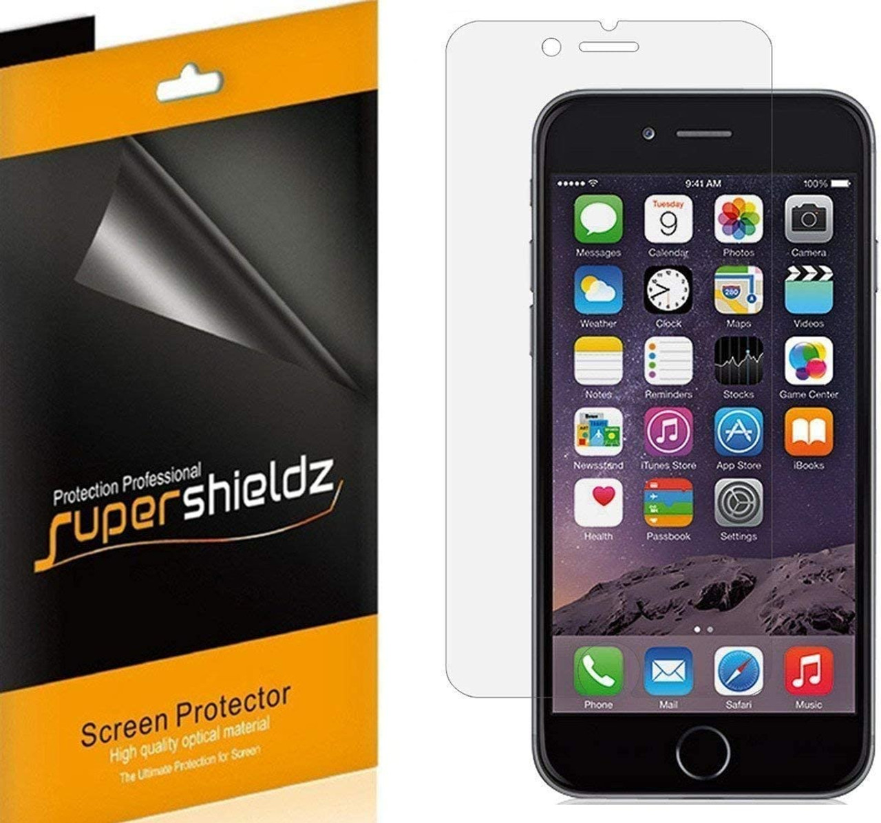6-Pack] Supershieldz for Apple iPhone 6 Plus / 6S Plus Anti-Glare &  Anti-Fingerprint (Matte) Screen Protector - Supershieldz