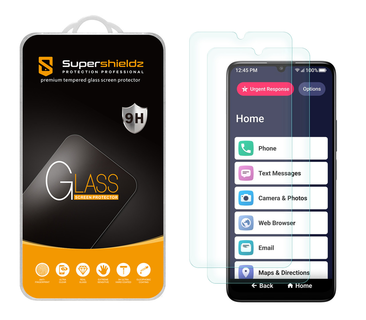 Supershieldz Screen Protector for Lively Jitterbug Smart4 - Thumbnail 5