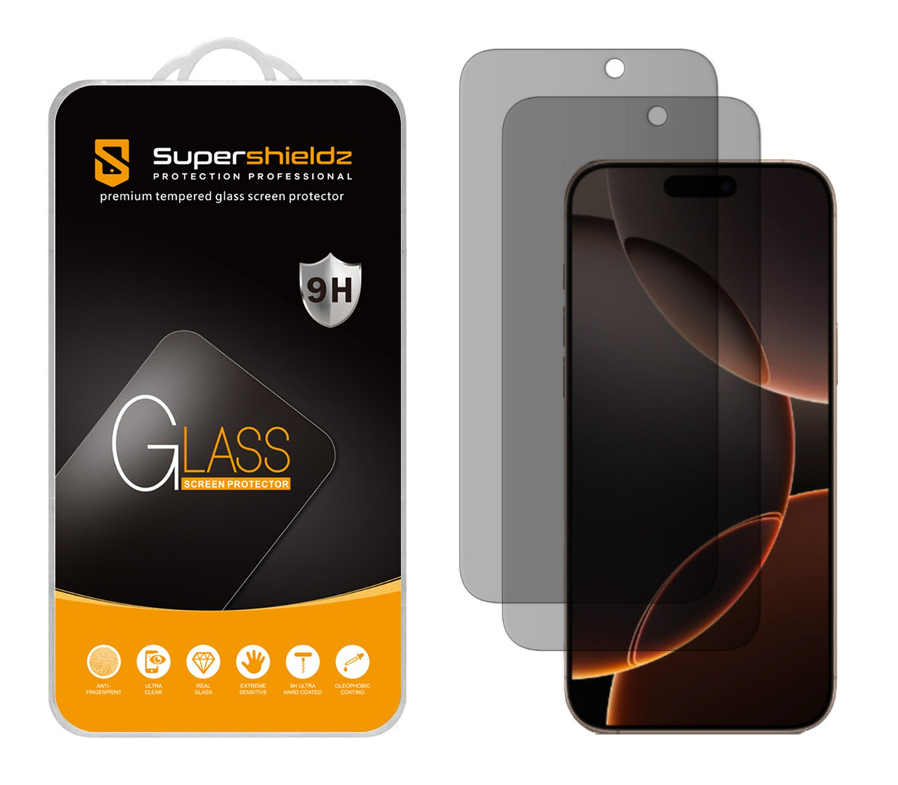 2 Pack) Supershieldz (Privacy) Anti Spy Screen Protector Designed