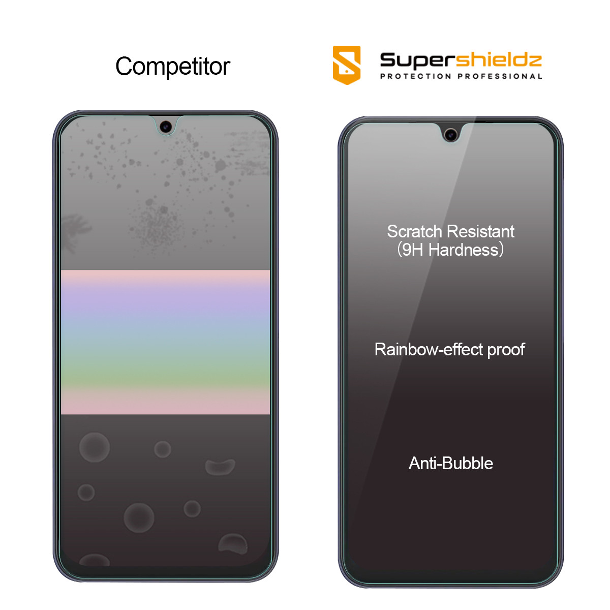 2 Pack) Supershieldz Designed for Samsung Galaxy A26 Tempered
