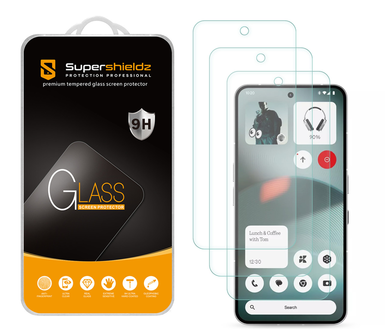 Supershieldz 3-Pack Tempered Glass Screen Protector For Garmin Approach S60 - Anti-Scratch Bubble Free