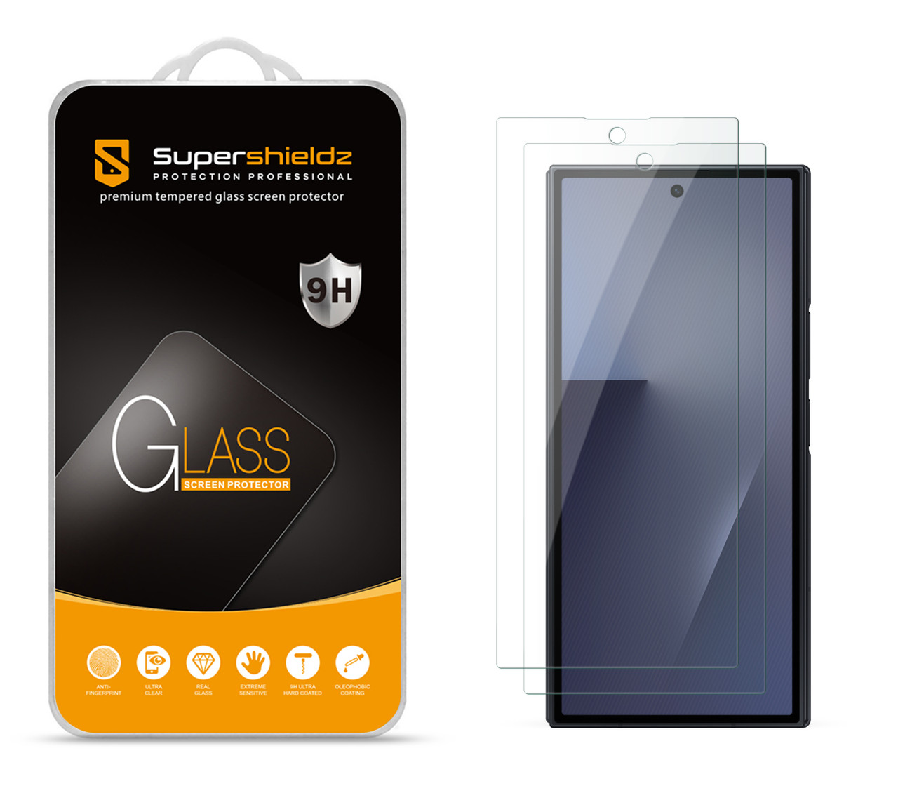2 Pack) Supershieldz Designed for Samsung Galaxy Z TriFold (Front