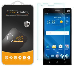 [2-Pack] Supershieldz for ZTE Zmax 2 Tempered Glass Screen Protector, Supershieldz Anti-Scratch, Anti-Fingerprint, Bubble Free