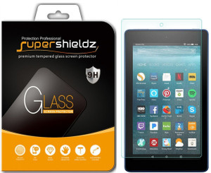 [2-Pack] Supershieldz for Amazon All-New Fire HD 8 Tablet (8th/7th Generation - 2018/2017 Release) Tempered Glass Screen Protector, Anti-Scratch, Anti-Fingerprint, Bubble Free