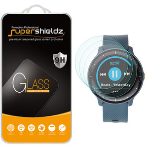 [2-Pack] Supershieldz for Samsung Gear Sport Tempered Glass Screen Protector, Anti-Scratch, Anti-Fingerprint, Bubble Free