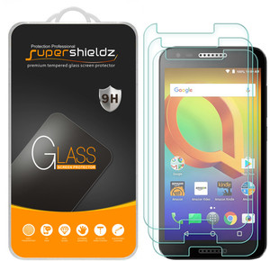 [3-Pack] Supershieldz for Alcatel Zip Tempered Glass Screen Protector, Anti-Scratch, Anti-Fingerprint, Bubble Free