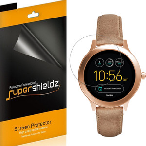 [6-Pack] Supershieldz for Fossil Q Venture Gen 3 Screen Protector, Anti-Bubble High Definition (HD) Clear Shield