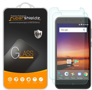 [2-Pack] Supershieldz for ZTE Avid 4 Tempered Glass Screen Protector, Anti-Scratch, Anti-Fingerprint, Bubble Free