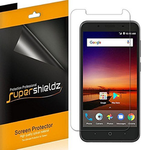 [6-Pack] Supershieldz for ZTE Avid 4 Screen Protector, Anti-Bubble High Definition (HD) Clear Shield