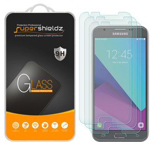 [3-Pack] Supershieldz for Samsung Galaxy Luna Pro (S327VL) Tempered Glass Screen Protector, Anti-Scratch, Anti-Fingerprint, Bubble Free